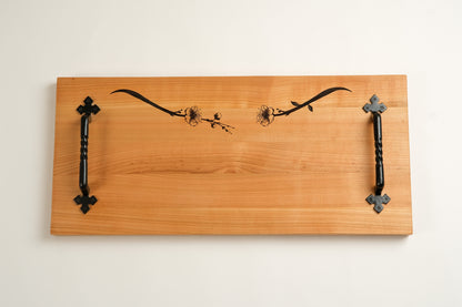 Cherry Wood Serving Board - Blossom No. 1