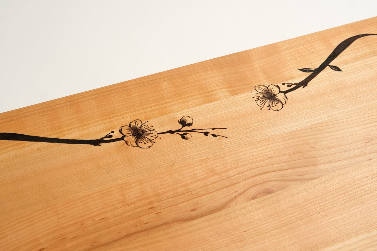 Cherry Wood Serving Board - Blossom No. 1