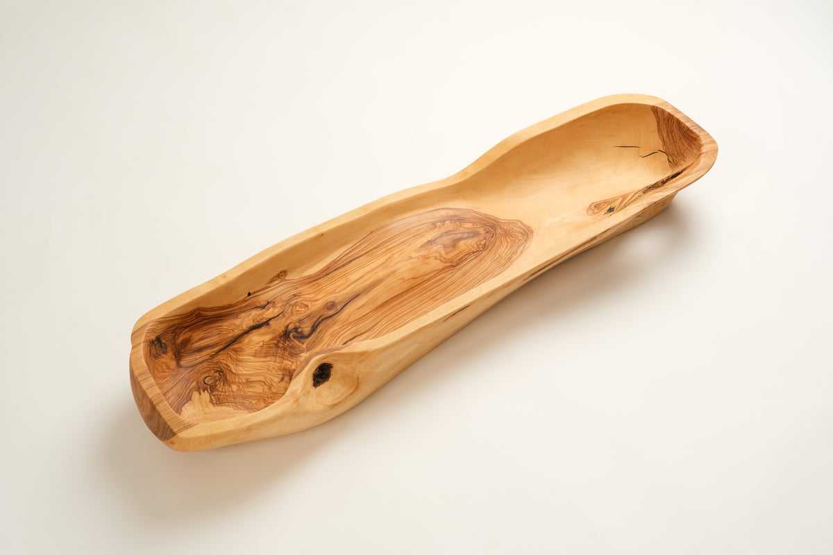 Olive Wood Serving Bowl