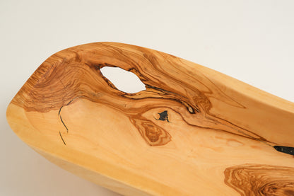 Olive Wood Serving Bowl