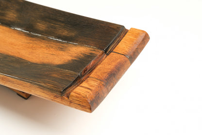 Handcrafted Wine Barrel Wood Fruit Bowl No. 2