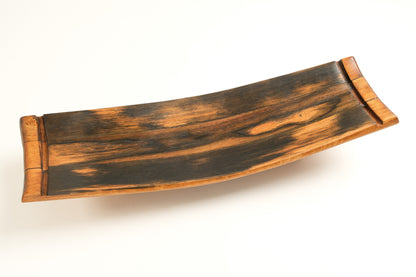 Handcrafted Wine Barrel Wood Fruit Bowl No. 3