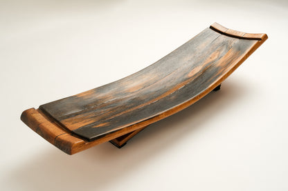 Handcrafted Wine Barrel Wood Fruit Bowl No. 3